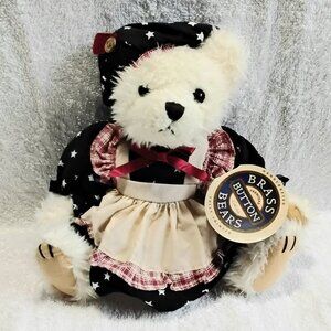 Premiere Collection 8" Sitting Opal the Bear of Love Bear by Brass Button!!